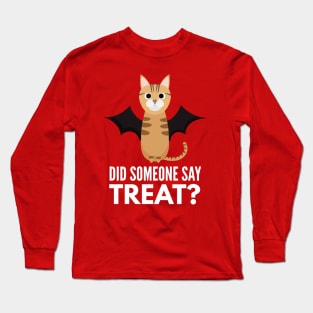 Bengal Cat Halloween Trick or Treat Long Sleeve T-Shirt